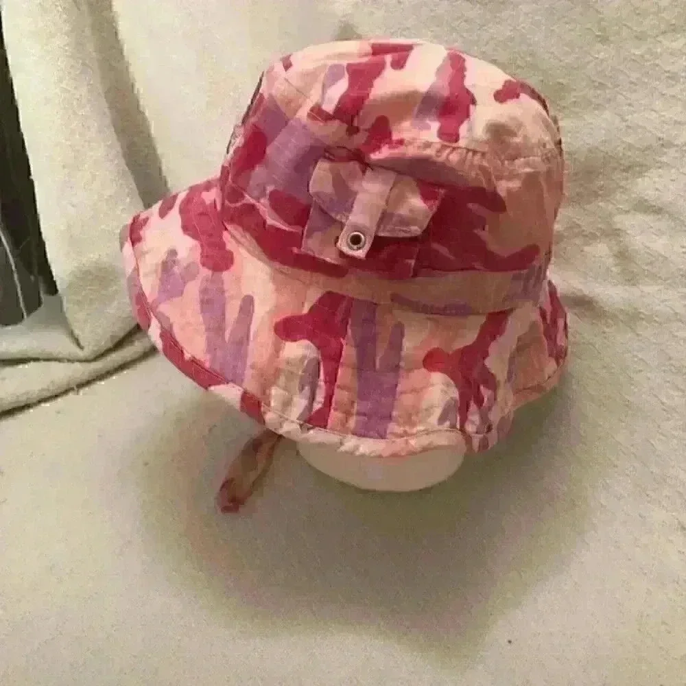 MillyNook Pink Camo Hat with Adjustable Strap